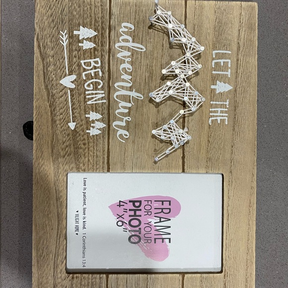 Rustic Wood Photo Frame - Natural - Picture 2 of 2